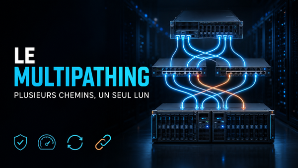 Le multipathing, ou comment un hôte parle à une baie par plusieurs chemins à la fois
