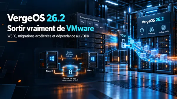 VergeOS 26.2 et la sortie de VMware : ce qui bloque n’est pas la migration